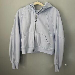 Lululemon Full Zip Scuba in Pastel Blue